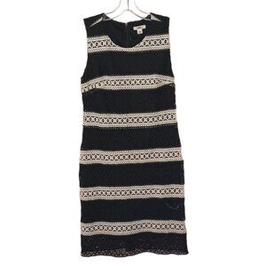 Cato Black And White Crotched Dress Size 8